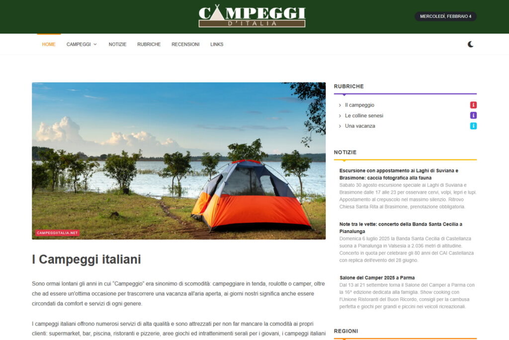 Campeggi d'Italia