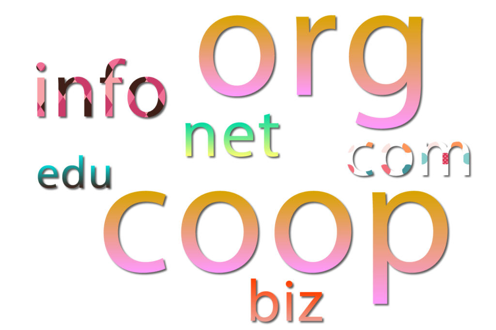 Domain names extensions