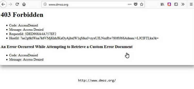 dmoz dead