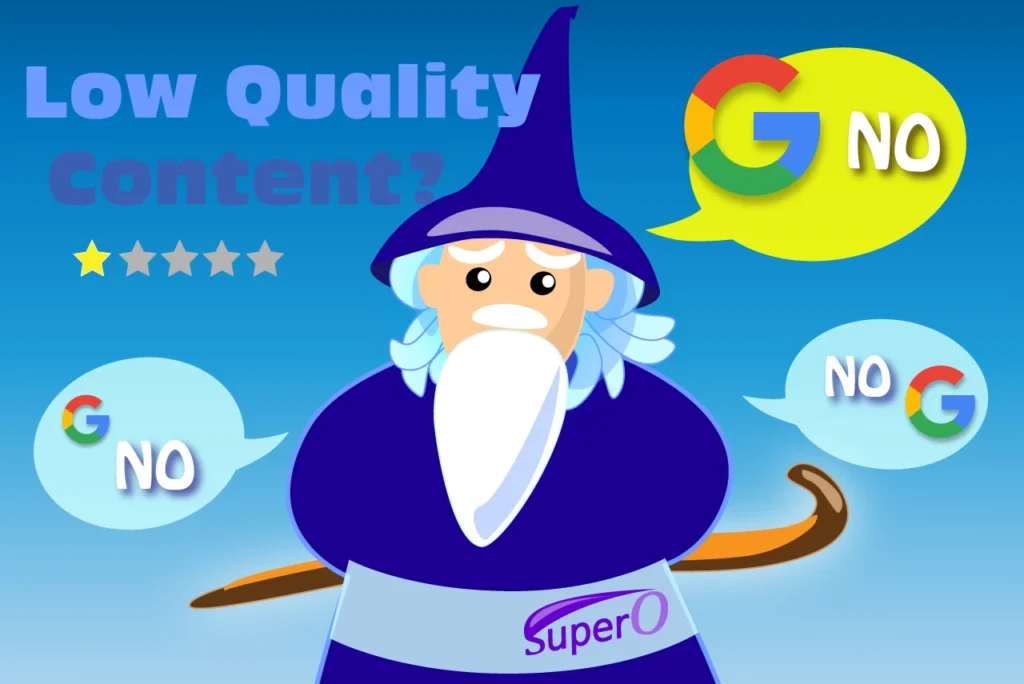 Linee guide di Google per contenuti di bassa qualità